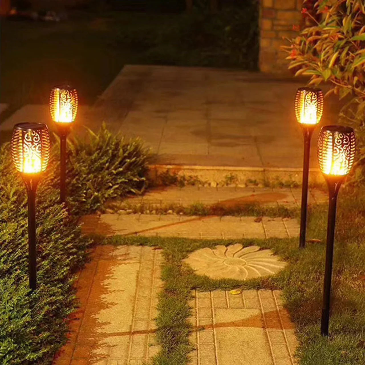 Outdoor Solar Torch (Set of 2)