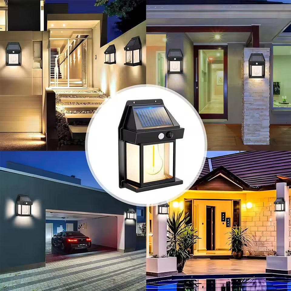 Tiveario Home™ Solar Wall Lantern (Set of 2)
