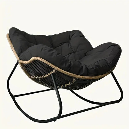 Tiveario Home™ Outdoor Papasan Rocking Chair