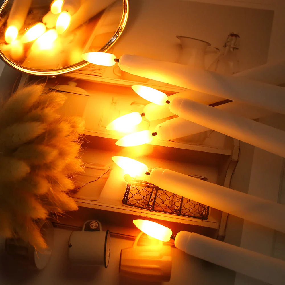 Flameless Chandelier Candles (Set of 4)