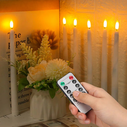 Flameless Chandelier Candles (Set of 4)