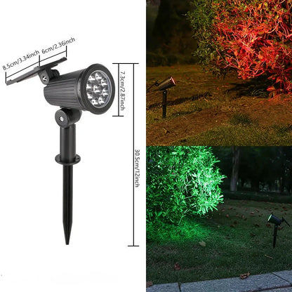 Solar Powered Garden Spotlight (Set of 2)