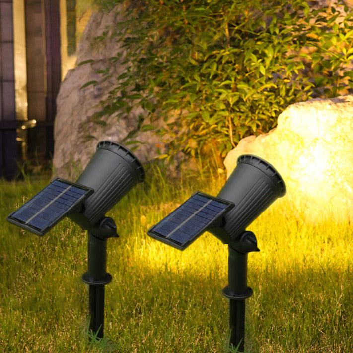 Solar Powered Garden Spotlight (Set of 2)