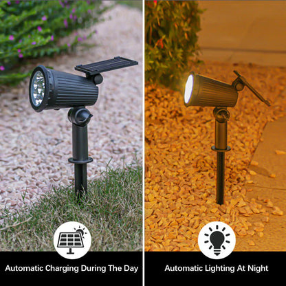 Solar Powered Garden Spotlight (Set of 2)