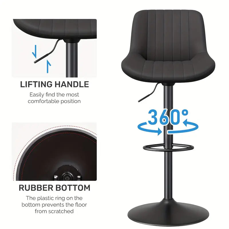 Tiveario Home™ Leather Barstool