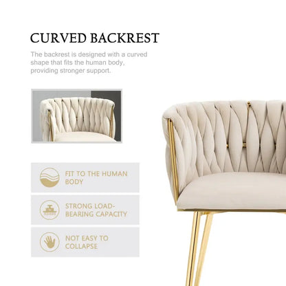 Luxury Velvet Chairs (Set of 2)