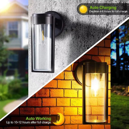 Solar Powered Wall Light (Set of 2)