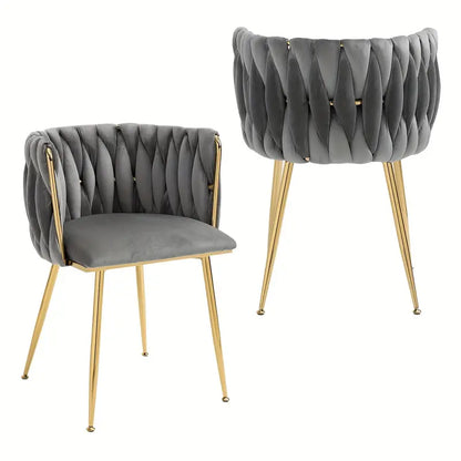 Luxury Velvet Chairs (Set of 2)