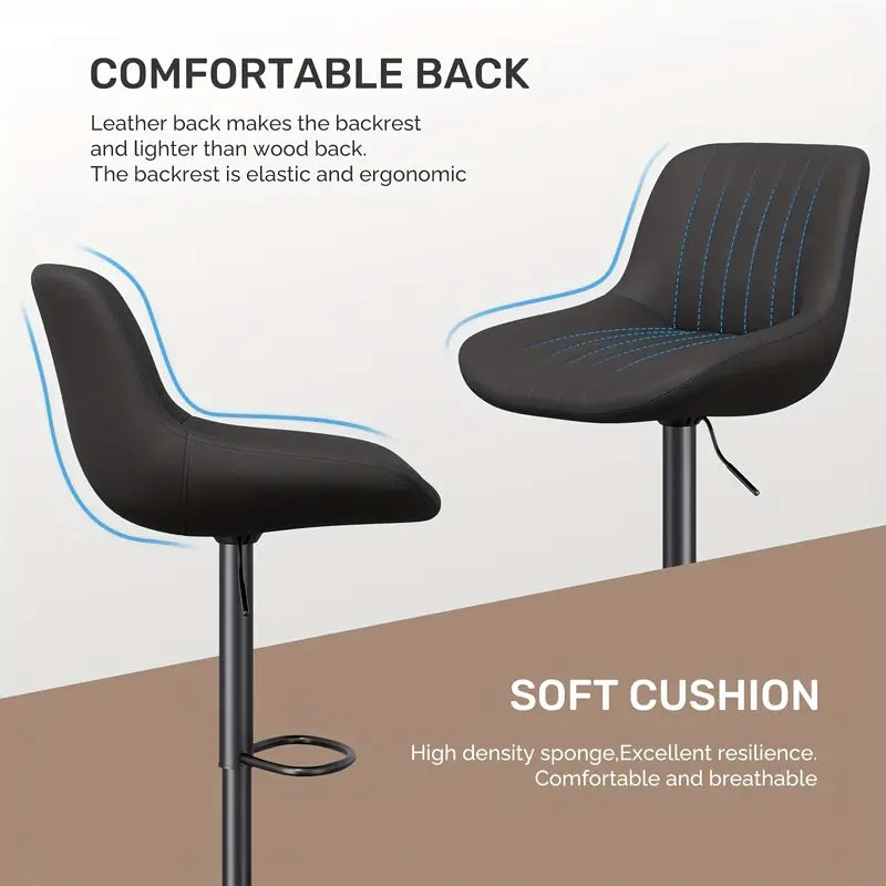 Tiveario Home™ Leather Barstool