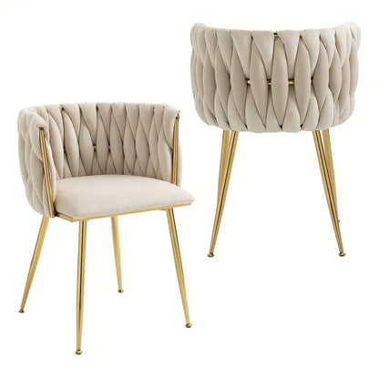 Luxury Velvet Chairs (Set of 2)