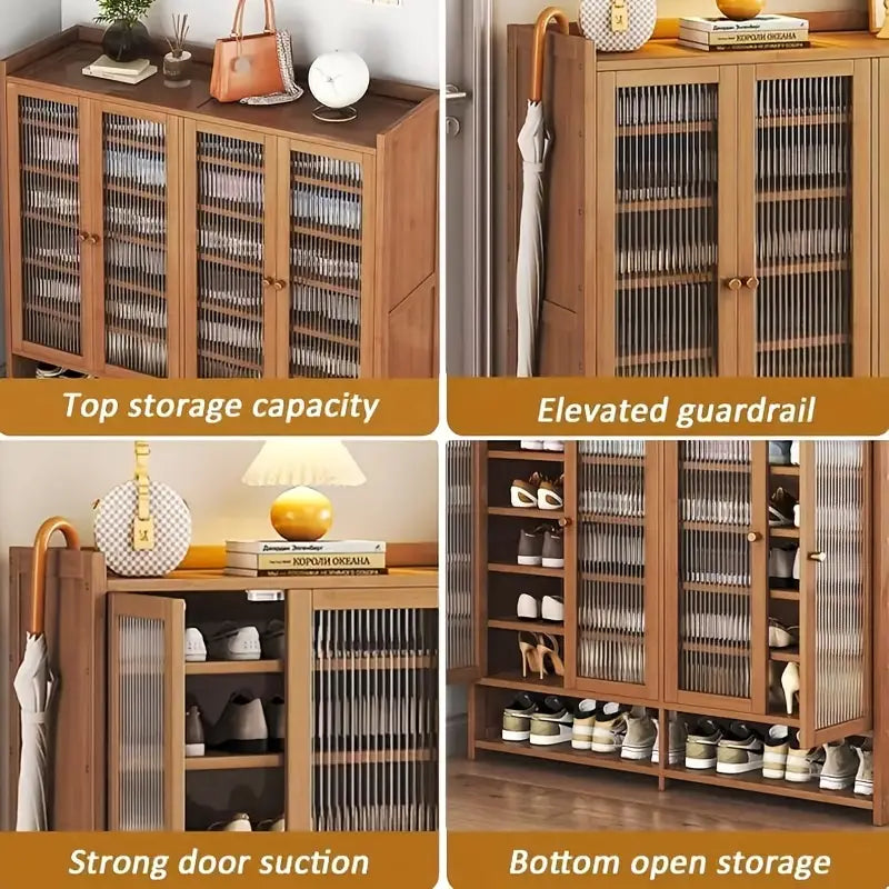 Tiveario Home™ Bamboo Shoe Cabinet