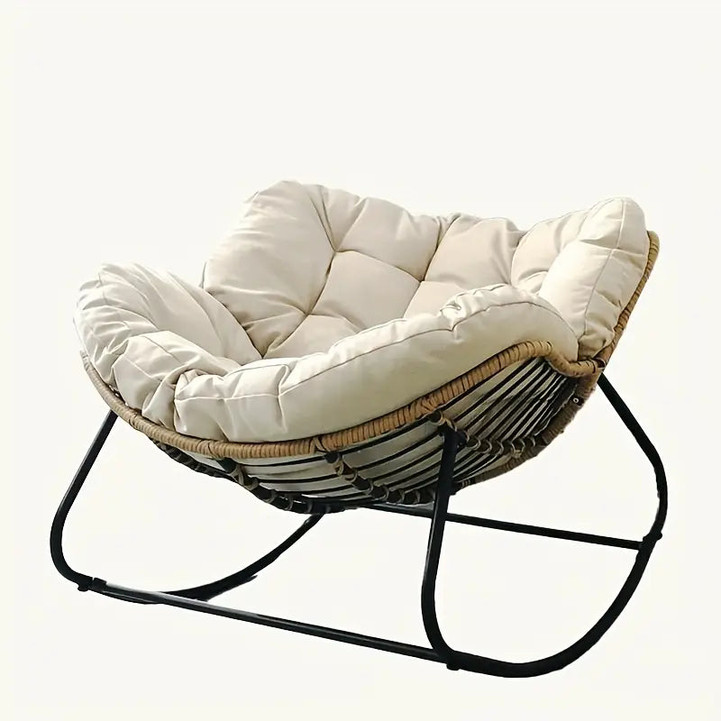 Tiveario Home™ Outdoor Papasan Rocking Chair