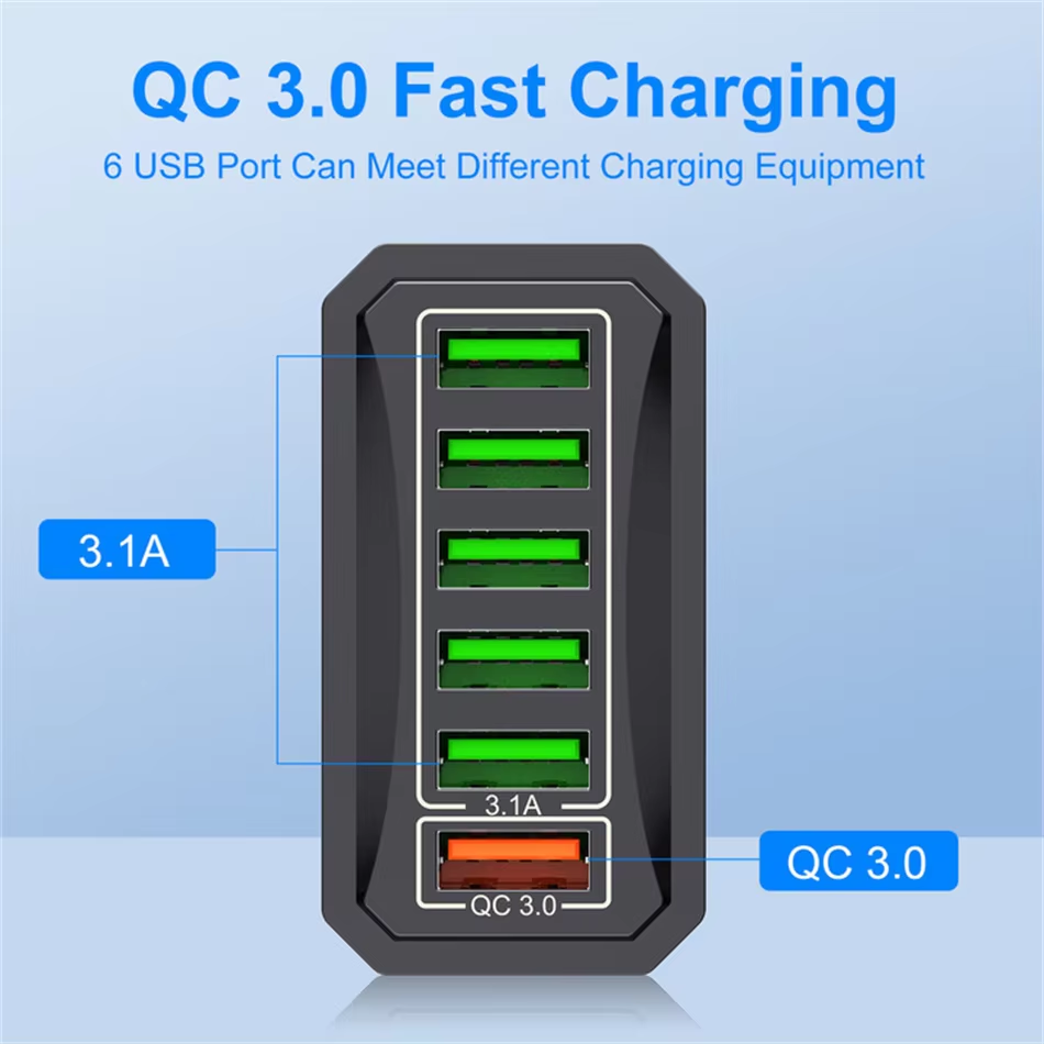 USB 6-in-1  Multicharger