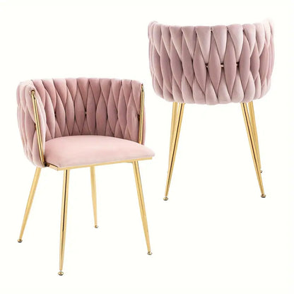 Luxury Velvet Chairs (Set of 2)