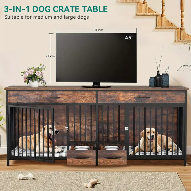Tiveario Home™ Heavy Duty Wooden Kennel