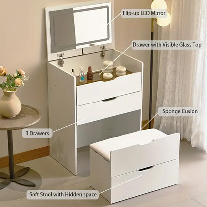 Tiveario Home™ 3-in-1 Vanity Desk