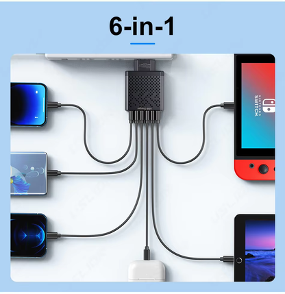 USB 6-in-1  Multicharger