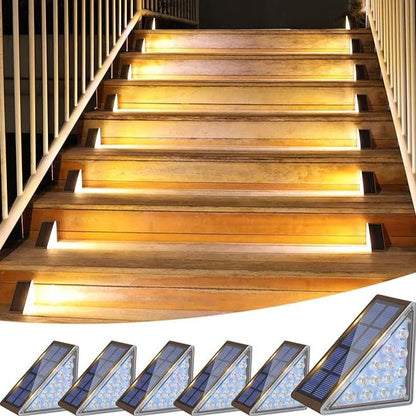 Solar Powered Stair Lights (Set of 6)