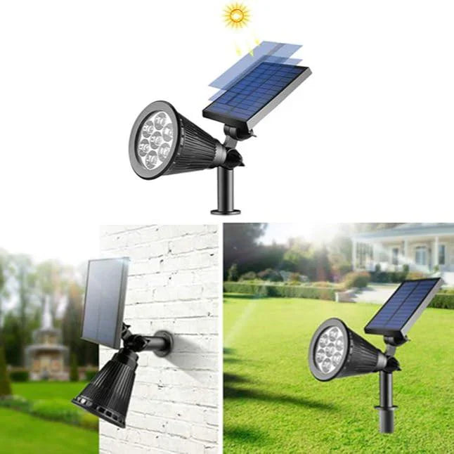 Solar Powered Garden Spotlight (Set of 2)