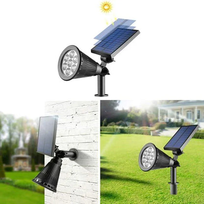 Solar Powered Garden Spotlight (Set of 2)