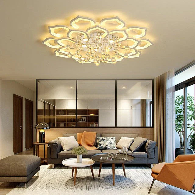 Lotus Crystal Chandelier