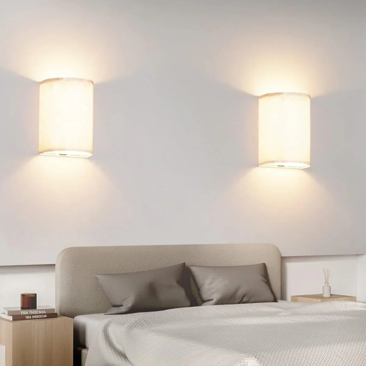 Linen Glow Wall Lamp (Set of 2)