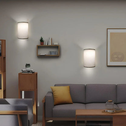 Linen Glow Wall Lamp (Set of 2)