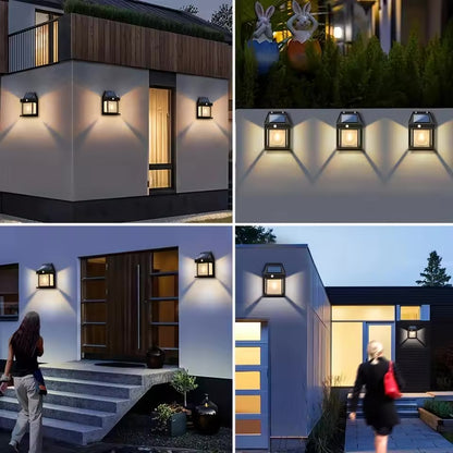 Tiveario Home™ Solar Wall Lantern (Set of 2)
