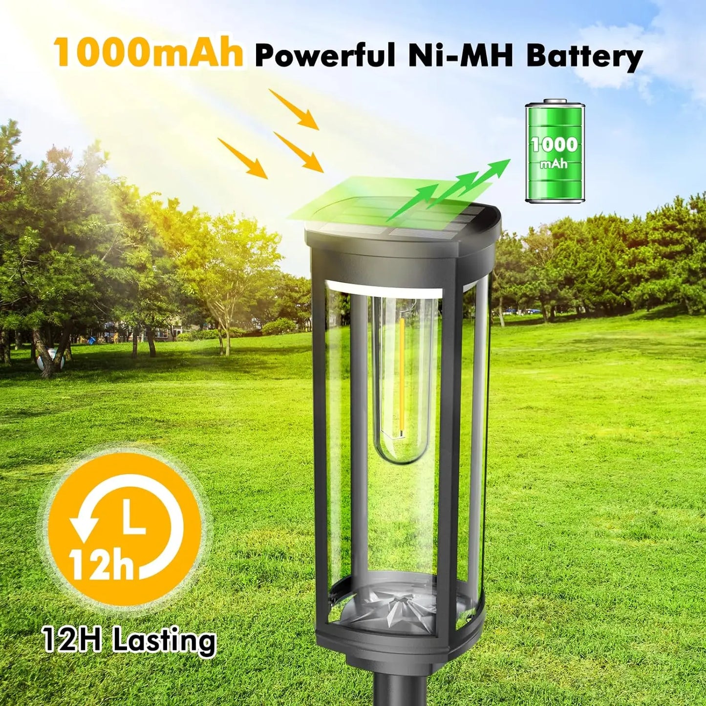 Solar Powered Torch Light (Set of 2)