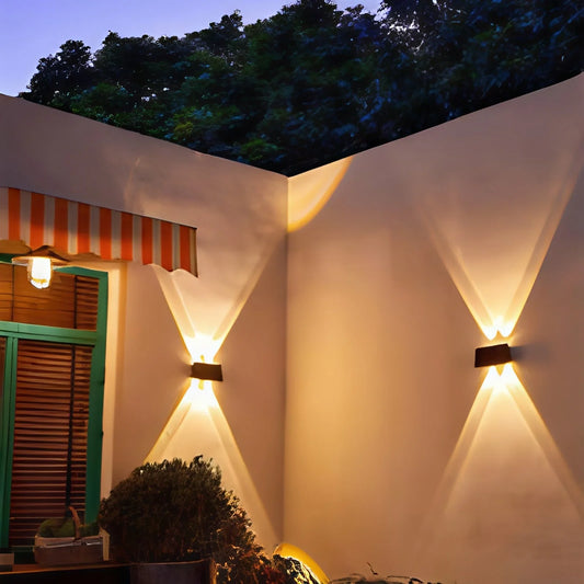 Solar Powered Wall Sconce (Set of 2)