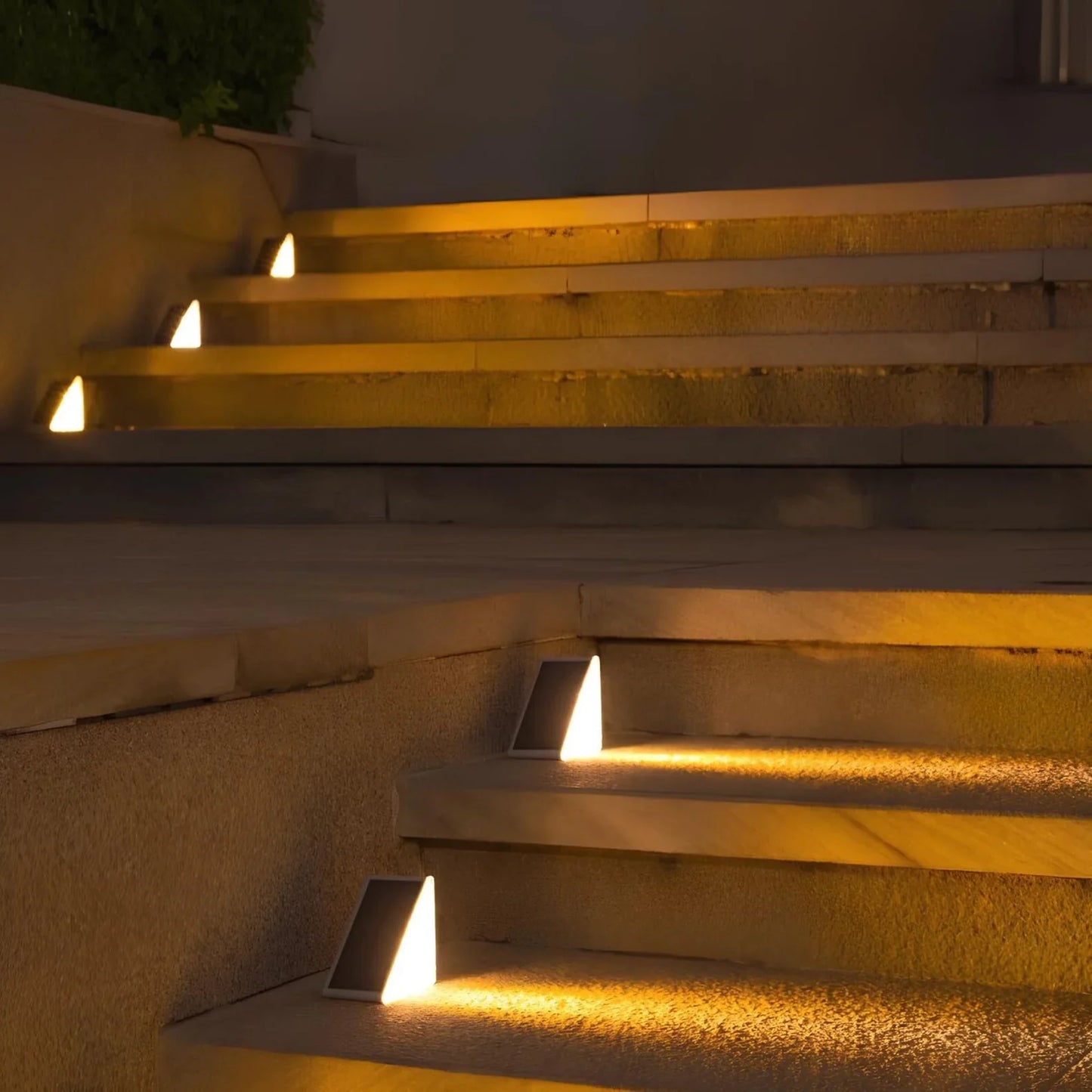 Solar Powered Stair Lights (Set of 6)