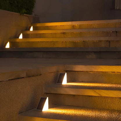 Solar Powered Stair Lights (Set of 6)