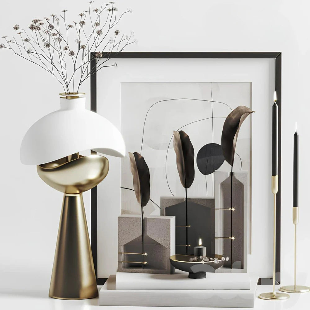Sculpted Table Lamp
