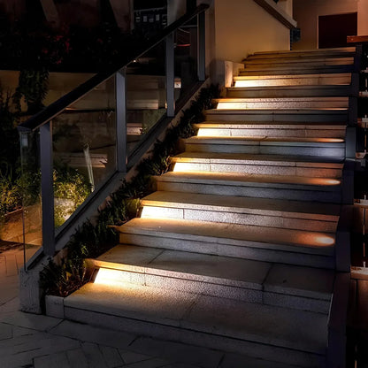 Solar Powered Stair Lights (Set of 6)