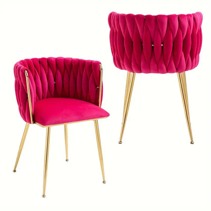 Luxury Velvet Chairs (Set of 2)