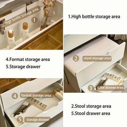 Tiveario Home™ 3-in-1 Vanity Desk