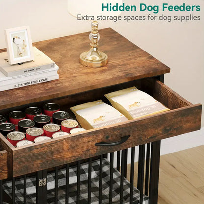 Tiveario Home™ Heavy Duty Wooden Kennel