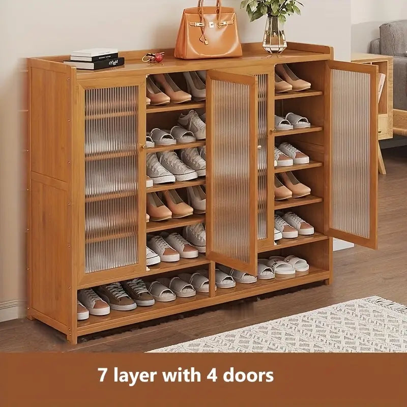Tiveario Home™ Bamboo Shoe Cabinet