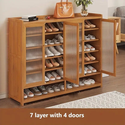 Tiveario Home™ Bamboo Shoe Cabinet