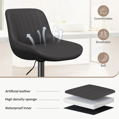 Tiveario Home™ Leather Barstool