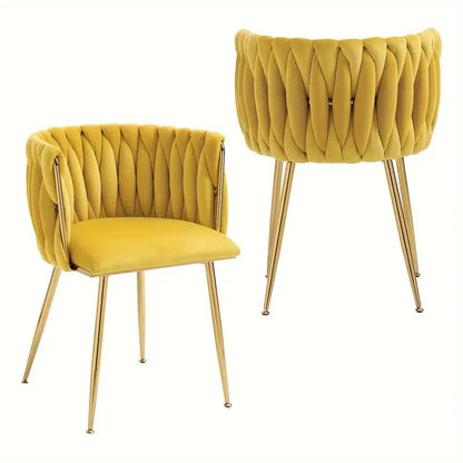 Luxury Velvet Chairs (Set of 2)