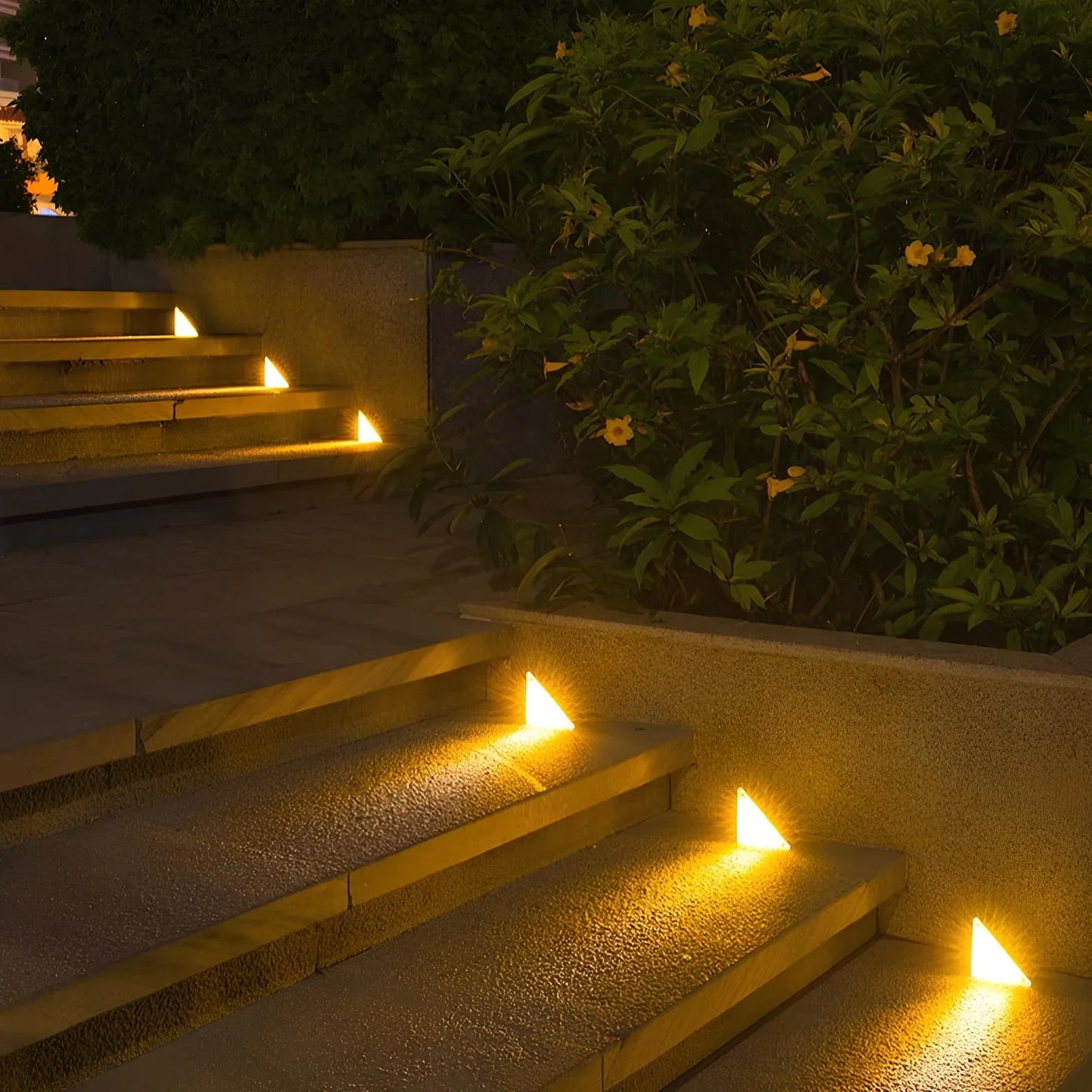 Solar Powered Stair Lights (Set of 6)