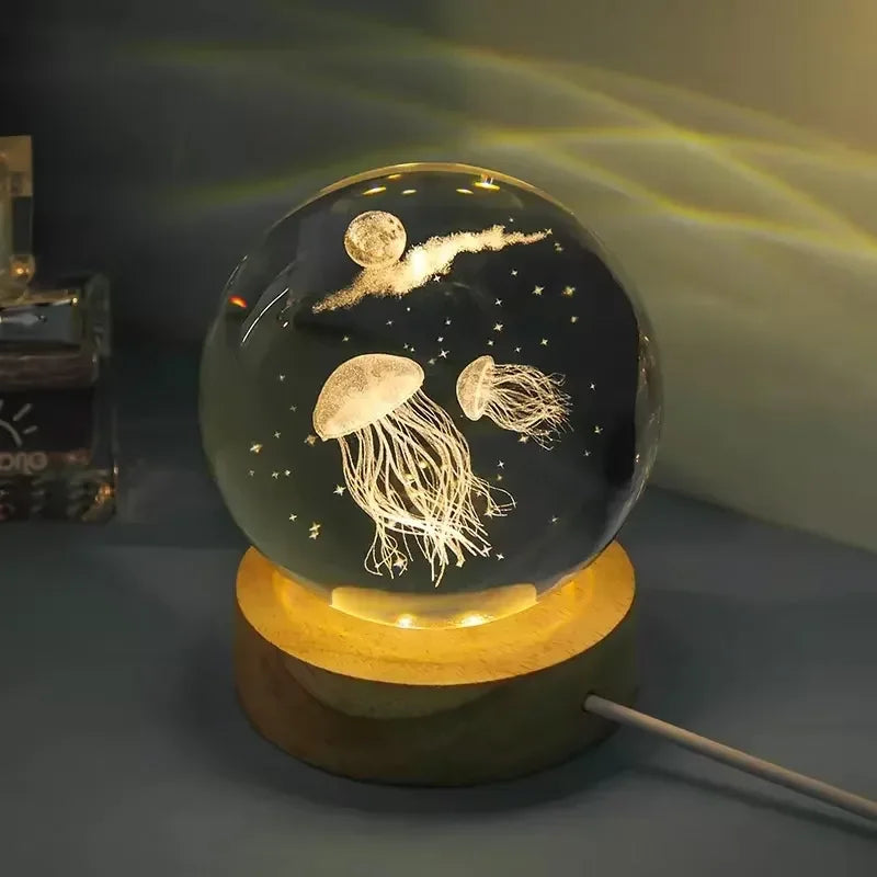 Crystal Ball - Night Lamp