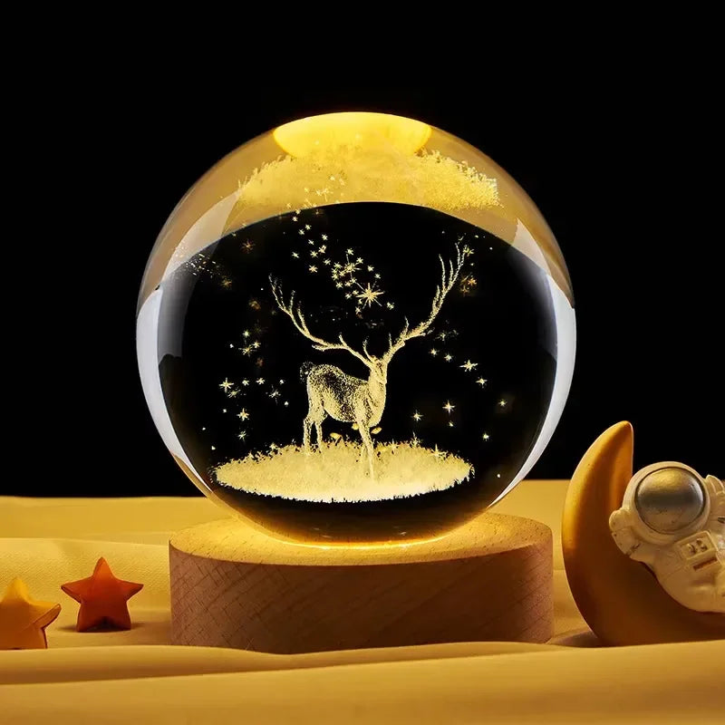 Crystal Ball - Night Lamp