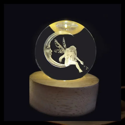 Crystal Ball - Night Lamp