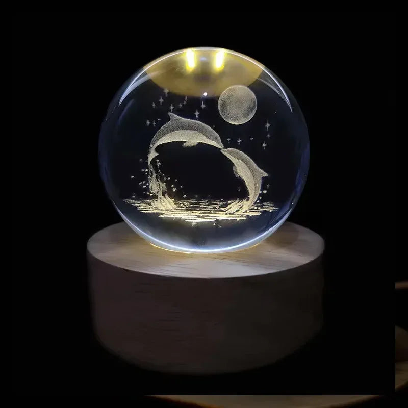 Crystal Ball - Night Lamp