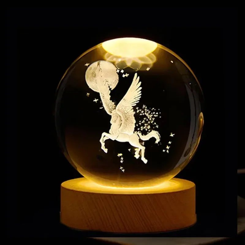 Crystal Ball - Night Lamp