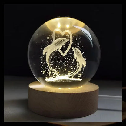 Crystal Ball - Night Lamp