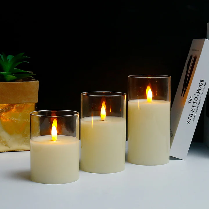 Luxury Flameless Candle Set