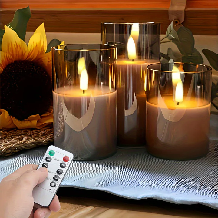 Luxury Flameless Candle Set